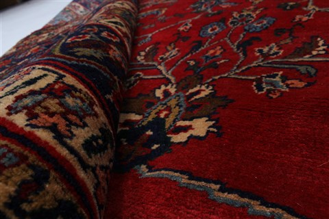 Hamedan Blue Hand Knotted 67 X 104 Area Rug 100-27960 Image 2