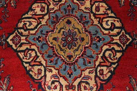 Hamedan Blue Hand Knotted 67 X 104 Area Rug 100-27960 Image 7