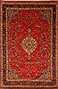 Hamedan Blue Hand Knotted 67 X 104 Area Rug 100-27960 Thumb 0