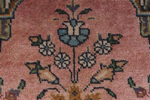 Tabriz Beige Hand Knotted 66 X 95 Area Rug 100-27962 Image 12