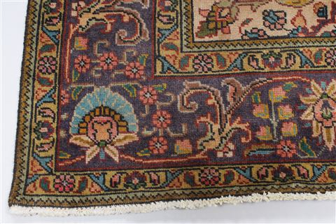 Tabriz Beige Hand Knotted 66 X 95 Area Rug 100-27962 Image 8