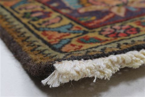 Tabriz Beige Hand Knotted 66 X 95 Area Rug 100-27962 Image 9