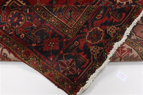 Heriz Red Hand Knotted 81 X 109 Area Rug 100-27963 Image 2