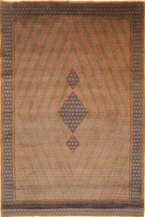 Mahi Blue Hand Knotted 68 X 101 Area Rug 100-27964 Image 0