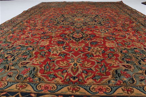 Kerman Red Hand Knotted 78 X 118 Area Rug 100-27965 Image 4
