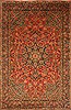 Kerman Red Hand Knotted 78 X 118  Area Rug 100-27965 Thumb 0