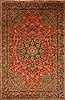 Kerman Red Hand Knotted 78 X 118 Area Rug 100-27965 Thumb 0