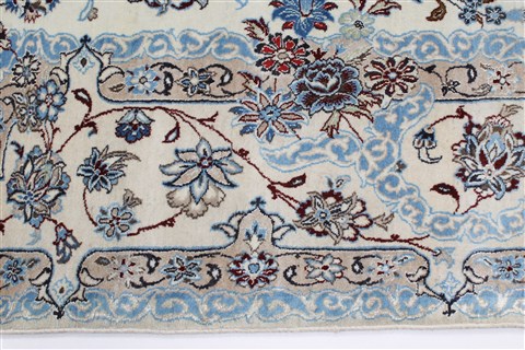 Nain Blue Hand Knotted 68 X 101 Area Rug 100-27966 Image 6