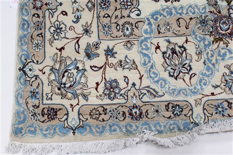 Nain Blue Hand Knotted 68 X 101 Area Rug 100-27966 Image 8