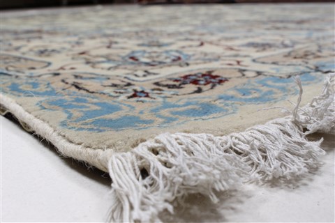 Nain Blue Hand Knotted 68 X 101 Area Rug 100-27966 Image 9