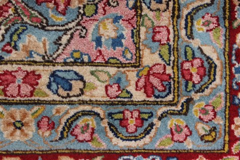 Kerman Beige Hand Knotted 94 X 129 Area Rug 100-27967 Image 12