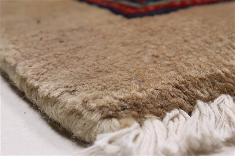 Arak Beige Hand Knotted 98 X 130 Area Rug 100-27969 Image 10