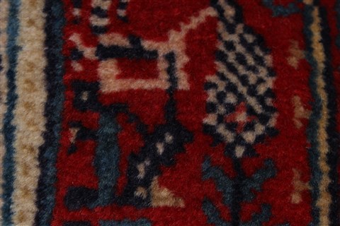 Arak Beige Hand Knotted 98 X 130 Area Rug 100-27969 Image 12