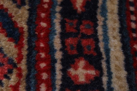 Arak Beige Hand Knotted 98 X 130 Area Rug 100-27969 Image 1