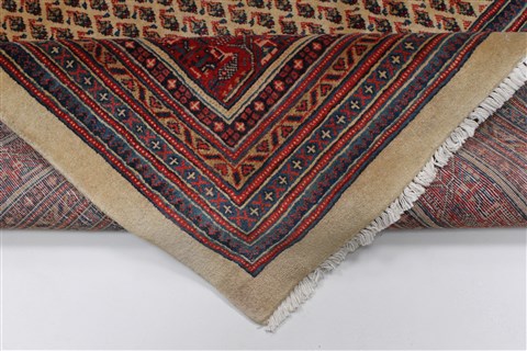 Arak Beige Hand Knotted 98 X 130 Area Rug 100-27969 Image 4