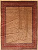 Arak Beige Hand Knotted 98 X 130  Area Rug 100-27969 Thumb 0