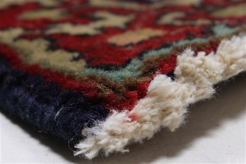 Tabriz Blue Hand Knotted 98 X 128 Area Rug 100-27970 Image 9