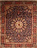 Tabriz Blue Hand Knotted 98 X 128 Area Rug 100-27970 Thumb 0