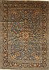 Kashan Beige Hand Knotted 94 X 134  Area Rug 100-27971 Thumb 0