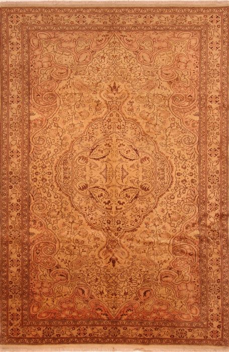Kayseri Brown Hand Knotted 66 X 96 Area Rug 253-27973 Image 0