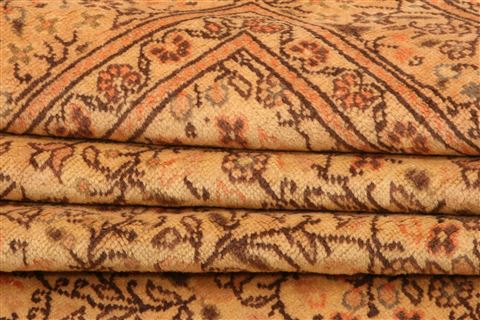 Kayseri Brown Hand Knotted 67 X 95 Area Rug 253-27976 Image 6