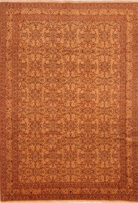 Kayseri Brown Hand Knotted 67 X 95 Area Rug 253-27976 Image 0