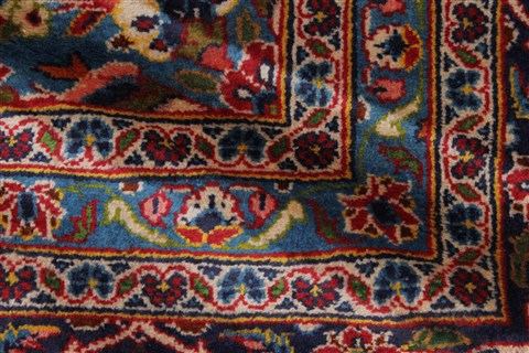 Kashan Red Hand Knotted 96 X 130 Area Rug 100-27977 Image 12