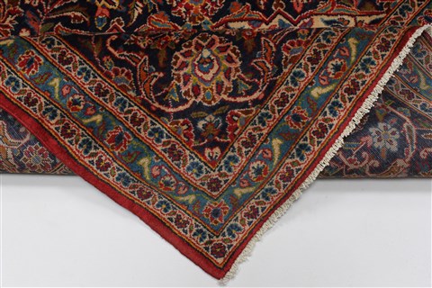 Kashan Red Hand Knotted 96 X 130 Area Rug 100-27977 Image 3