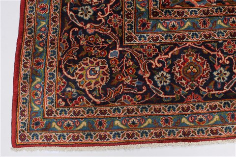 Kashan Red Hand Knotted 96 X 130 Area Rug 100-27977 Image 8