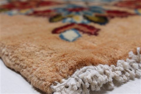 Kerman Cream Hand Knotted 100 X 149 Area Rug 100-27980 Image 10