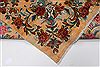 Kerman Cream Hand Knotted 100 X 149 Area Rug 100-27980 Thumb 4