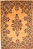Kerman Cream Hand Knotted 100 X 149 Area Rug 100-27980 Thumb 0