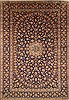 Kashan Green Hand Knotted 98 X 144  Area Rug 100-27986 Thumb 0