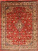 Sarouk Beige Hand Knotted 99 X 130  Area Rug 100-27987 Thumb 0