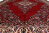 Hamedan Blue Hand Knotted 107 X 136  Area Rug 100-27993 Thumb 3