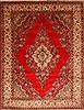 Hamedan Blue Hand Knotted 107 X 136  Area Rug 100-27993 Thumb 0