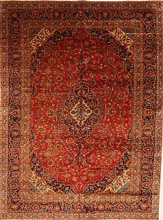 Ardakan Red Hand Knotted 9'6" X 13'0"  Area Rug 100-27994