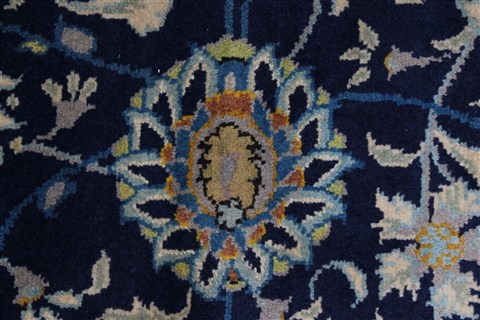 Kashan Beige Hand Knotted 103 X 166 Area Rug 100-27998 Image 10
