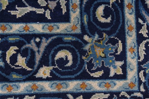 Kashan Beige Hand Knotted 103 X 166 Area Rug 100-27998 Image 11