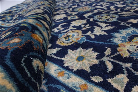 Kashan Beige Hand Knotted 103 X 166 Area Rug 100-27998 Image 1