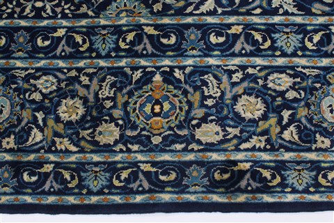 Kashan Beige Hand Knotted 103 X 166 Area Rug 100-27998 Image 5