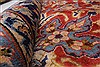 Isfahan Red Hand Knotted 95 X 131  Area Rug 100-27999 Thumb 3