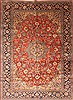 Isfahan Red Hand Knotted 95 X 131  Area Rug 100-27999 Thumb 0
