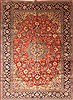 Isfahan Red Hand Knotted 95 X 131 Area Rug 100-27999 Thumb 0