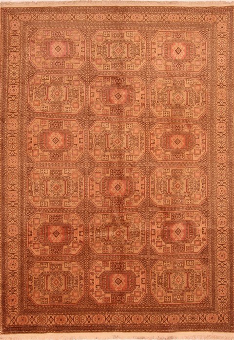 Kayseri Brown Hand Knotted 66 X 91 Area Rug 253-28005 Image 0