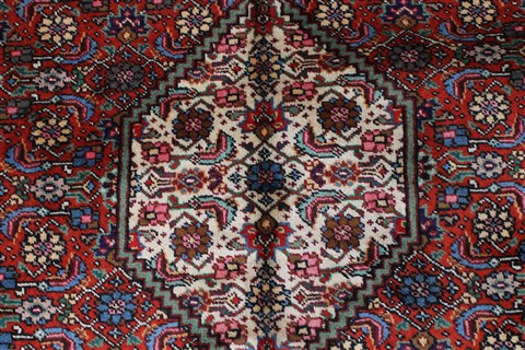Tabriz Red Hand Knotted 98 X 123 Area Rug 100-28006 Image 27