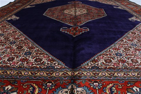 Tabriz Red Hand Knotted 98 X 123 Area Rug 100-28006 Image 37