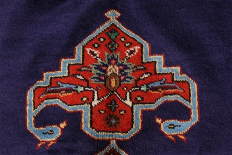 Tabriz Red Hand Knotted 98 X 123 Area Rug 100-28006 Image 42