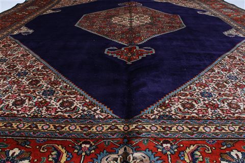 Tabriz Red Hand Knotted 98 X 123 Area Rug 100-28006 Image 8