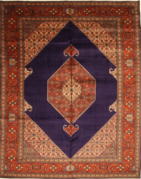 Tabriz Red Hand Knotted 98 X 123 Area Rug 100-28006 Image 0